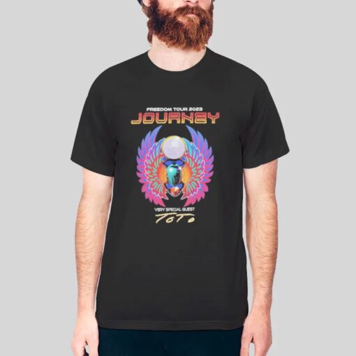 2023 Freedom Tour With Special Guest Toto Tour Journey Shirts Two Side