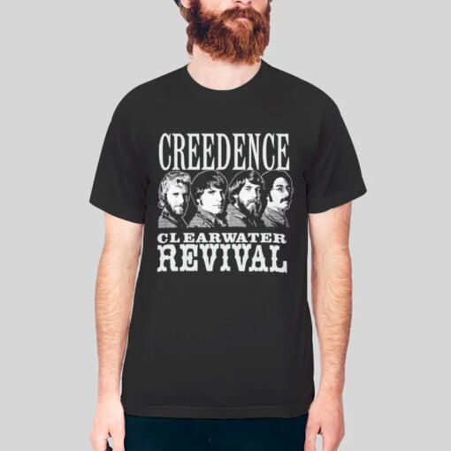 70s Vintage Rock Creedence Clearwater Revival T Shirt