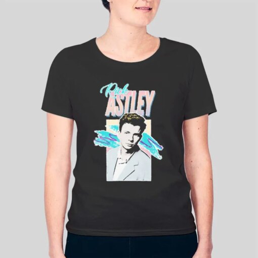 80s Aesthetic Tribute Rick Astley Shirt