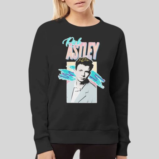 80s Aesthetic Tribute Rick Astley Shirt