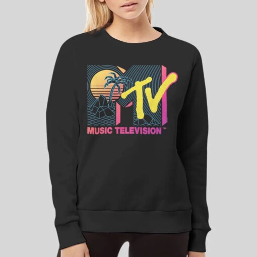 80s Rretro Palm Tree Vintage Mtv Shirt