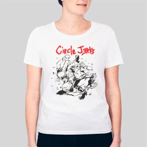 80s Vintage Circle Jerks Tour Concert T Shirt