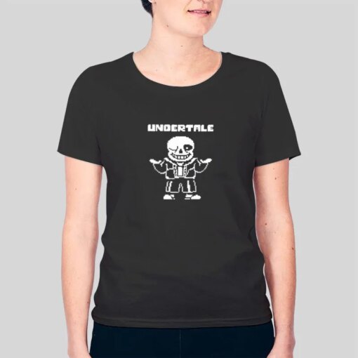 8bit Undertale Shirt Sans Merch