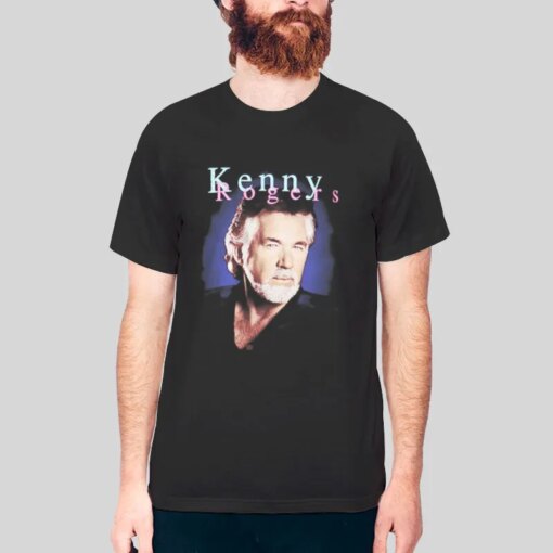 90s If Only My Heart Had A Voice Kenny Rogers T Shirt