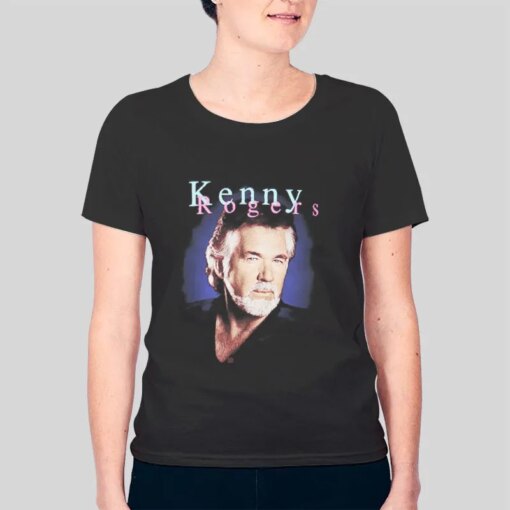 90s If Only My Heart Had A Voice Kenny Rogers T Shirt