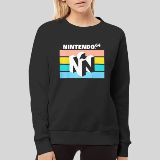 90s N64 Rainbow Logo Nintendo 64 Shirt