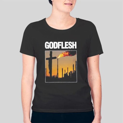 90s Vintage Band Work Godflesh Shirt