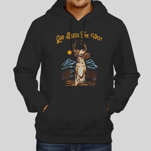 90s Vintage Cowboy God Bless The West Shirt