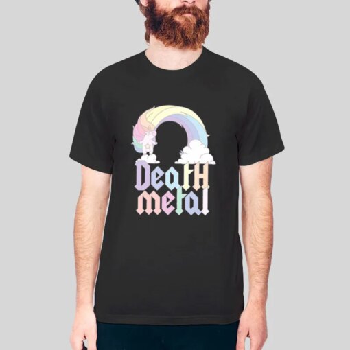 90s Vintage Death Metal Rainbow Shirt