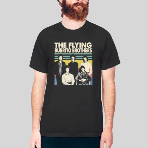 90s Vintage Flying Burrito Brothers T Shirt