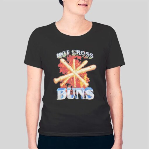 90s Vintage Hot Cross Buns Metal Shirt