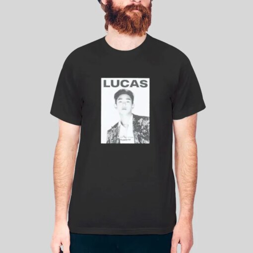 90s Vintage Huang Xuxi Superm Lucas Shirt