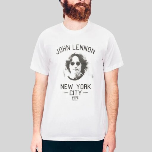 90s Vintage John Lennon New York Shirt