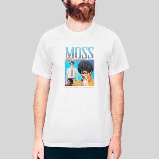 90s Vintage Nerd Geek Tv Show Moss Maurice T Shirt