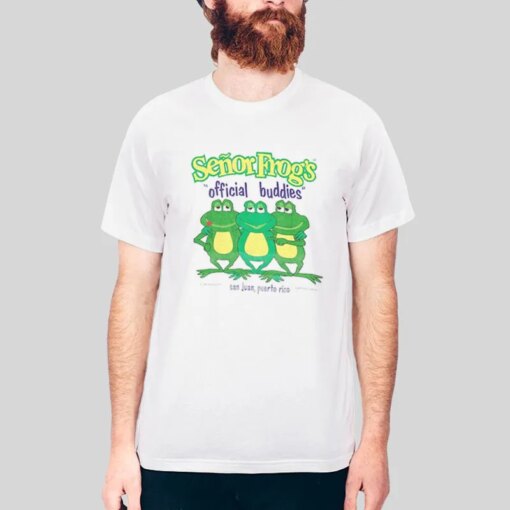 90s Vintage Official Buddy Senor Frogs Shirts