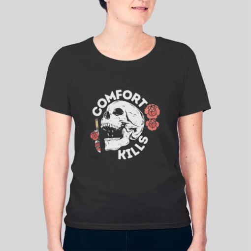 90s Vintage Skull Comfort Kills Shirt