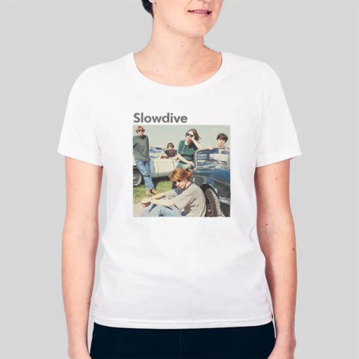 90s Vintage Slowdive Pop Rock Band T Shirt