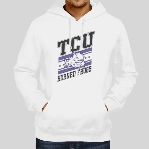 90s Vintage Tcu Horn Frogs Shirt