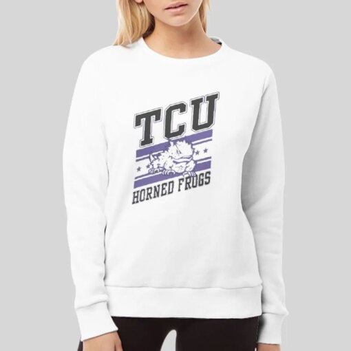 90s Vintage Tcu Horn Frogs Shirt