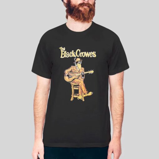 90s Vintage The Black Crowes T Shirt With Back