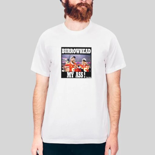 90s Vintage Travis Kelce Burrowhead My Ass Shirt