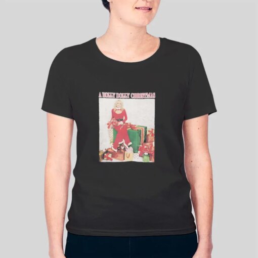 A Holly Dolly Christmas T Shirt