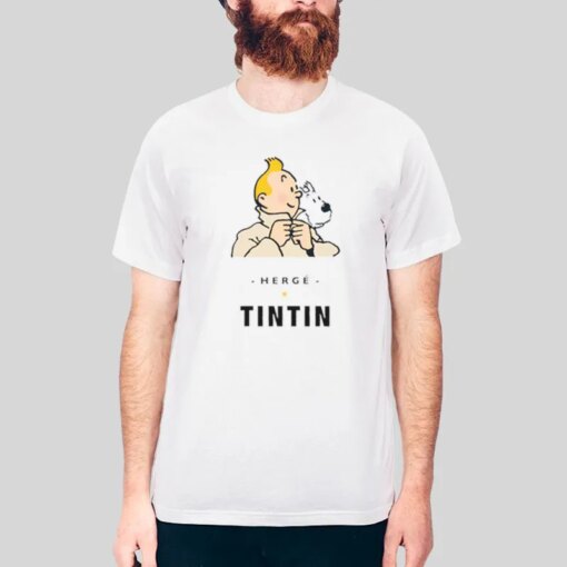 Abenteuer Klassische Tintin T Shirts