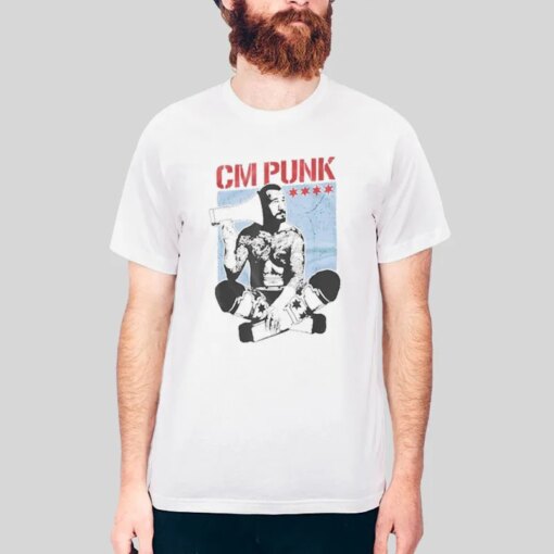 Aew Wrestling Cm Punk Shirt