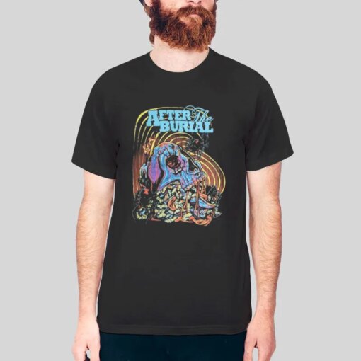 After The Burial Merch Skull Shirt