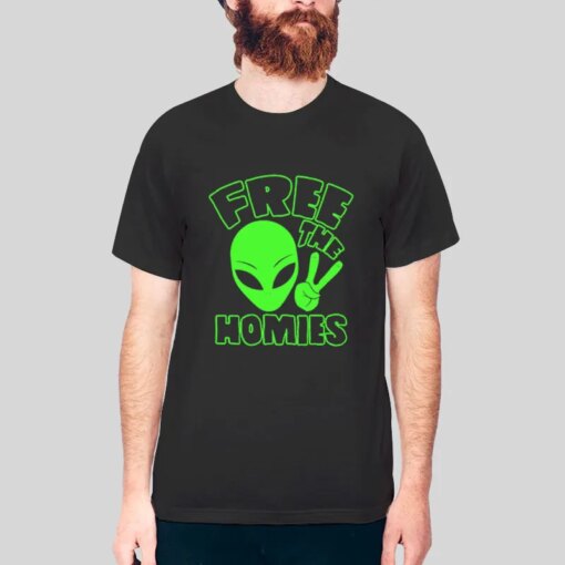 Alien Free The Homies Shirt