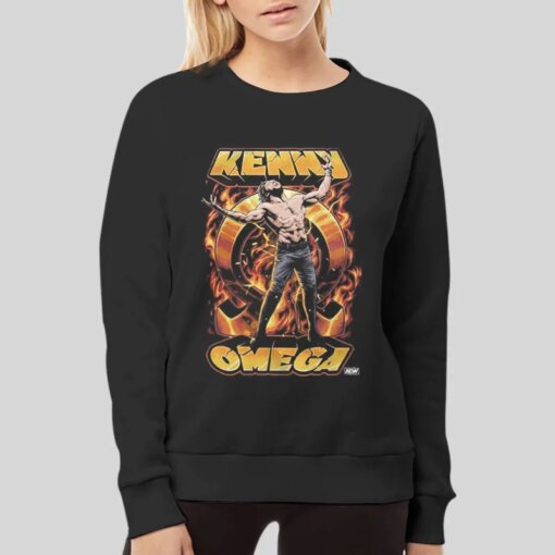 All Elite Wrestling Blazing Kenny Omega Shirt