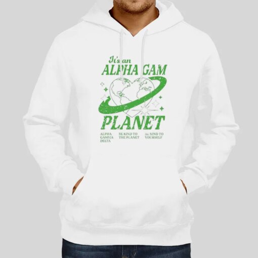 Alpha Gamma Delta Planet T Shirt