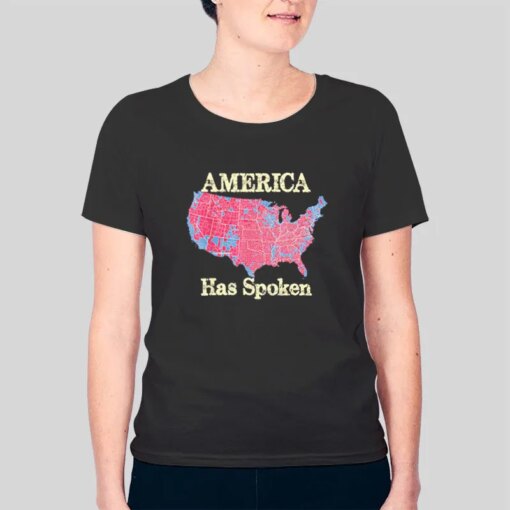 America Has Spoken 2016 Election Map Shirt