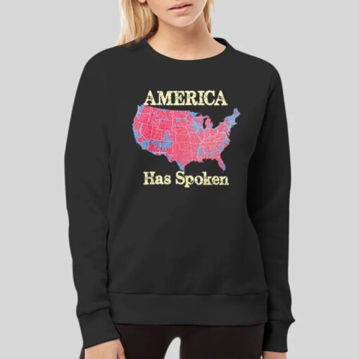 America Has Spoken 2016 Election Map Shirt