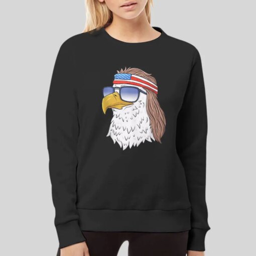 American Bald Eagle Mullet Shirt