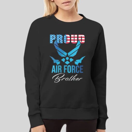 American Flag Air Force Brother Shirt