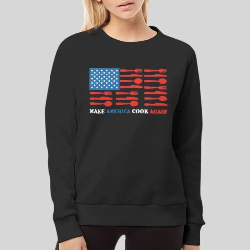 American Flag Make America Cook Again Shirt