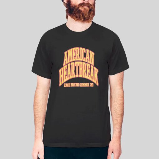 American Heartbreak Summer 2022 Tour Zach Bryan T Shirt