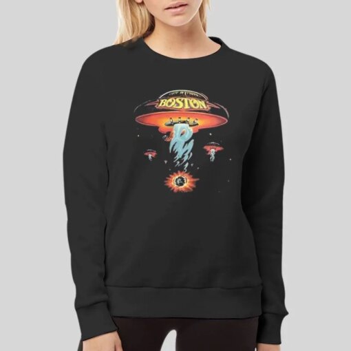 American Rock Band Boston Spaceship T Shirt