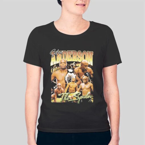 Anderson Silva Boxing The Spider Mma T Shirt