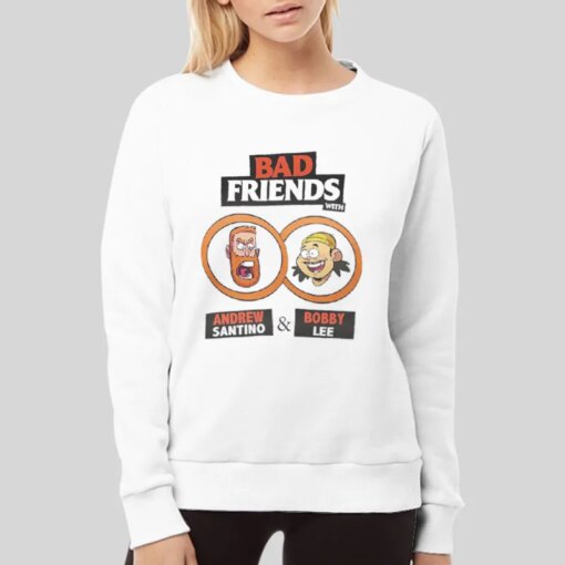 Andrew Santino And Bobby Lee Bad Friends Merch Shirt