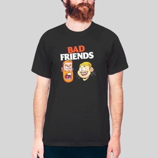 Andrew Santino Bad Friends Podcast Merch Shirt