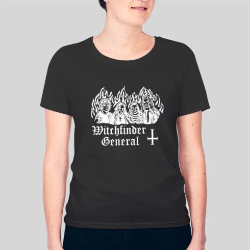 Angel Witch Burning Witch Shirt