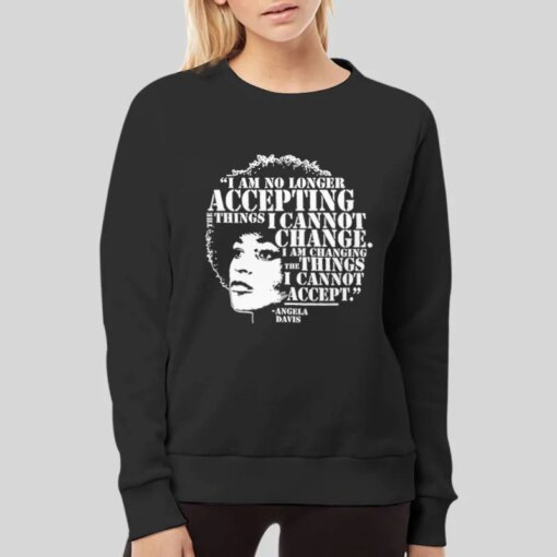 Angela Davis Inspirational Quote T Shirt