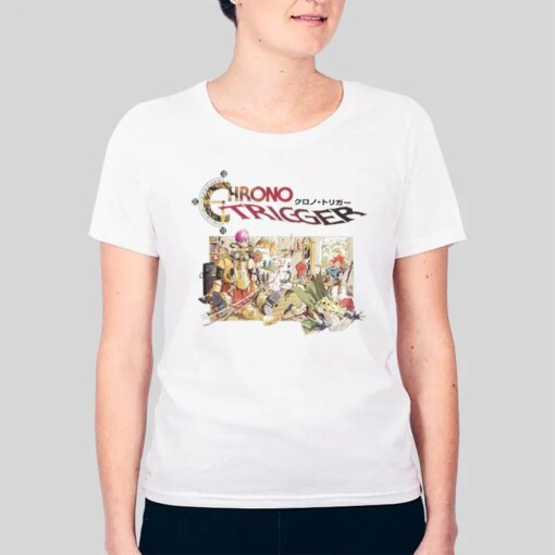 Anime Japanese Cross Chrono Trigger Shirt