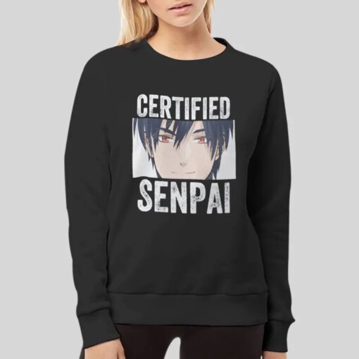 Anime Kawaii Certified Senpai Shirt