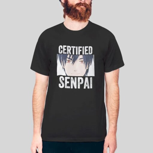 Anime Kawaii Certified Senpai Shirt