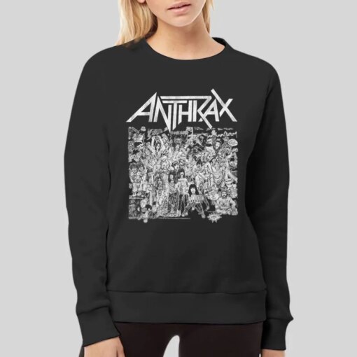 Anthrax No Frills Heavy Metal Rock Music Shirt