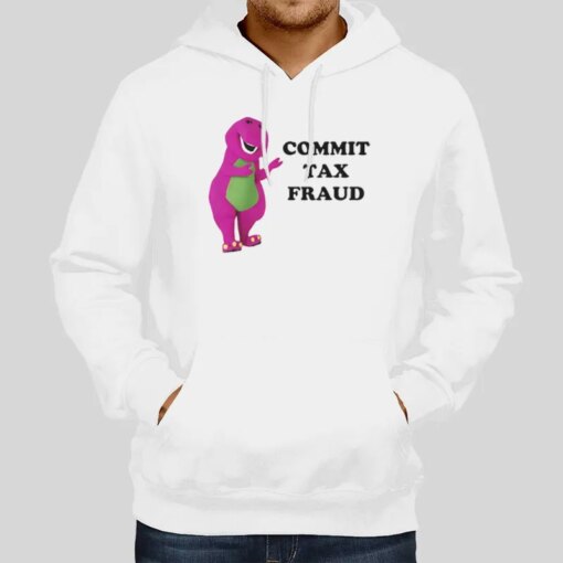 Anti Barney Humor Barney Commit Tax Fraud Shirt