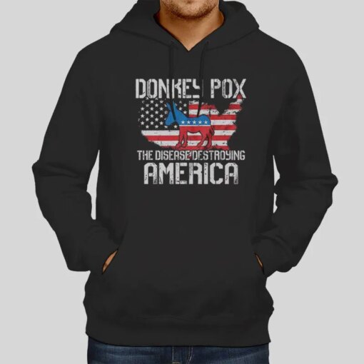 Anti Biden Donkey Pox T Shirt